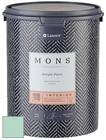 MONS INTERIOR PAINT – 100% акриловая глубоко матовая краска, 3% блеска цвет NCS S 1020-B90G 