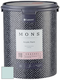 MONS EGGSHELL PAINT – 100% акриловая шелковисто-матовая краска, 7 % блеска цвет NCS S 1010-B50G 