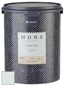 MONS CEILING PAINT – Aбсолютно матовая потолочная краска, 2% блеска цвет NCS S 0804-B50G 