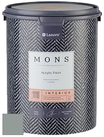 MONS INTERIOR PAINT – 100% акриловая глубоко матовая краска, 3% блеска цвет NCS S 4005-B80G 