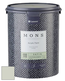 MONS SATIN PAINT – 100% акриловая полуматовая краска, 12% блеска цвет NCS S 1505-G50Y 