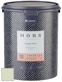 MONS INTERIOR PAINT – 100% акриловая глубоко матовая краска, 3% блеска цвет NCS S 1010-G40Y 