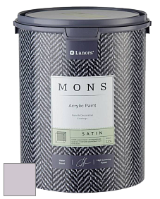 MONS SATIN PAINT – 100% акриловая полуматовая краска, 12% блеска цвет NCS S 1510-R40B 