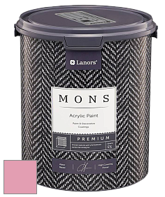 MONS PREMIUM PAINT – 100% акриловая интерьерная краска с шелковистым матовым блеском цвет NCS S 1040-R20B 