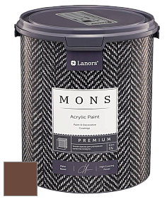 MONS PREMIUM PAINT – 100% акриловая интерьерная краска с шелковистым матовым блеском цвет NCS S 7020-Y50R 