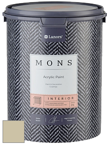 MONS INTERIOR PAINT – 100% акриловая глубоко матовая краска, 3% блеска цвет NCS S 2010-G90Y 
