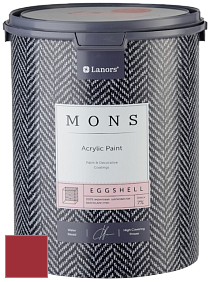 MONS EGGSHELL PAINT – 100% акриловая шелковисто-матовая краска, 7 % блеска цвет NCS S 1580-R 