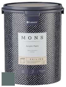 MONS CEILING PAINT – Aбсолютно матовая потолочная краска, 2% блеска цвет NCS S 6010-B70G 