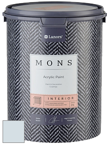MONS INTERIOR PAINT – 100% акриловая глубоко матовая краска, 3% блеска цвет NCS S 0907-R90B 