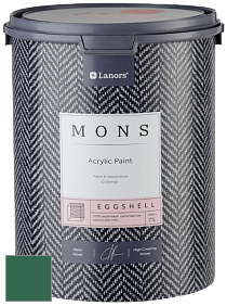 MONS EGGSHELL PAINT – 100% акриловая шелковисто-матовая краска, 7 % блеска цвет NCS S 5040-G 