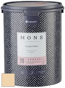 MONS EGGSHELL PAINT – 100% акриловая шелковисто-матовая краска, 7 % блеска цвет NCS S 1015-Y20R 