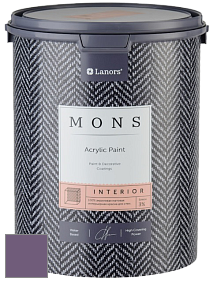 MONS INTERIOR PAINT – 100% акриловая глубоко матовая краска, 3% блеска цвет NCS S 5030-R50B 