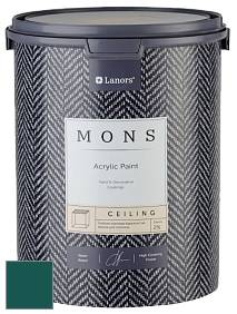 MONS CEILING PAINT – Aбсолютно матовая потолочная краска, 2% блеска цвет NCS S 6035-B60G 