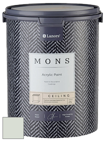 MONS CEILING PAINT – Aбсолютно матовая потолочная краска, 2% блеска цвет NCS S 1005-G20Y 