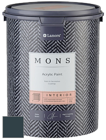 MONS INTERIOR PAINT – 100% акриловая глубоко матовая краска, 3% блеска цвет MONS 247 Тамар