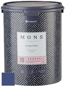 MONS EGGSHELL PAINT – 100% акриловая шелковисто-матовая краска, 7 % блеска цвет NCS S 5040-R70B 
