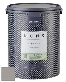 MONS SATIN PAINT – 100% акриловая полуматовая краска, 12% блеска цвет MONS 143 Кабул