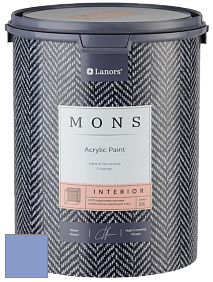 MONS INTERIOR PAINT – 100% акриловая глубоко матовая краска, 3% блеска цвет NCS S 2040-R70B 