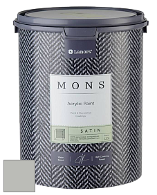 MONS SATIN PAINT – 100% акриловая полуматовая краска, 12% блеска цвет NCS S 2502-G50Y 