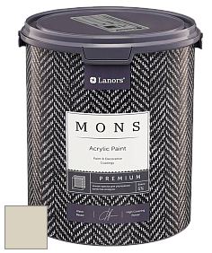 MONS PREMIUM PAINT – 100% акриловая интерьерная краска с шелковистым матовым блеском цвет NCS S 1505-Y 