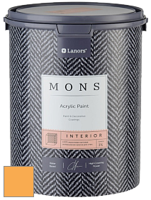 MONS INTERIOR PAINT – 100% акриловая глубоко матовая краска, 3% блеска цвет NCS S 1060-Y20R 