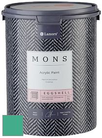 MONS EGGSHELL PAINT – 100% акриловая шелковисто-матовая краска, 7 % блеска цвет NCS S 2050-B90G 