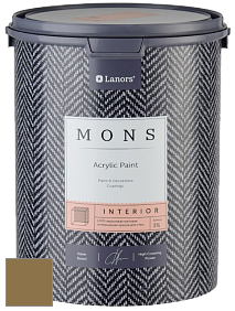 MONS INTERIOR PAINT – 100% акриловая глубоко матовая краска, 3% блеска цвет NCS S 5030-Y 