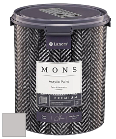 MONS PREMIUM PAINT – 100% акриловая интерьерная краска с шелковистым матовым блеском цвет NCS S 2002-R 