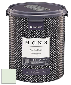 MONS PREMIUM PAINT – 100% акриловая интерьерная краска с шелковистым матовым блеском цвет NCS S 0510-G20Y 