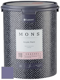 MONS EGGSHELL PAINT – 100% акриловая шелковисто-матовая краска, 7 % блеска цвет NCS S 4030-R60B 