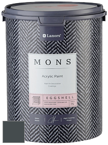 MONS EGGSHELL PAINT – 100% акриловая шелковисто-матовая краска, 7 % блеска цвет NCS S 8005-B20G 
