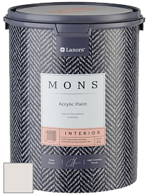 MONS INTERIOR PAINT – 100% акриловая глубоко матовая краска, 3% блеска цвет MONS 202 Медвежонок Умка