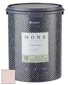 MONS SATIN PAINT – 100% акриловая полуматовая краска, 12% блеска цвет NCS S 1010-Y90R 
