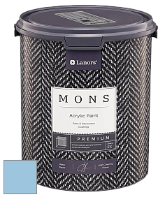 MONS PREMIUM PAINT – 100% акриловая интерьерная краска с шелковистым матовым блеском цвет NCS S 1030-R90B 