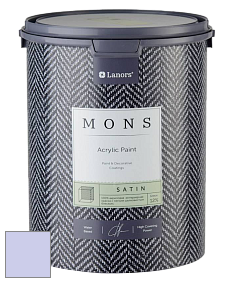 MONS SATIN PAINT – 100% акриловая полуматовая краска, 12% блеска цвет NCS S 0525-R60B 
