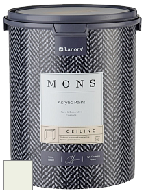 MONS CEILING PAINT – Aбсолютно матовая потолочная краска, 2% блеска цвет NCS S 0505-G40Y 