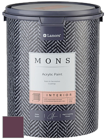 MONS INTERIOR PAINT – 100% акриловая глубоко матовая краска, 3% блеска цвет NCS S 6030-R30B 