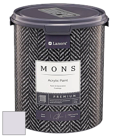 MONS PREMIUM PAINT – 100% акриловая интерьерная краска с шелковистым матовым блеском цвет NCS S 0907-R50B 
