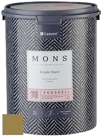 MONS EGGSHELL PAINT – 100% акриловая шелковисто-матовая краска, 7 % блеска цвет NCS S 4040-G90Y 