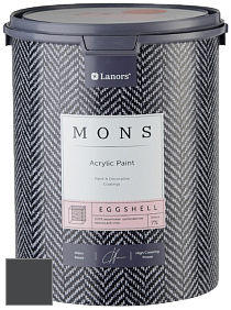 MONS EGGSHELL PAINT – 100% акриловая шелковисто-матовая краска, 7 % блеска цвет NCS S 8502-B 