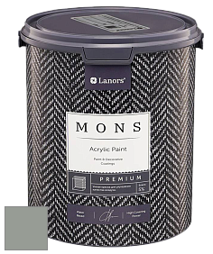 MONS PREMIUM PAINT – 100% акриловая интерьерная краска с шелковистым матовым блеском цвет NCS S 4005-G20Y 