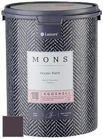 MONS EGGSHELL PAINT – 100% акриловая шелковисто-матовая краска, 7 % блеска цвет NCS S 8010-R30B 