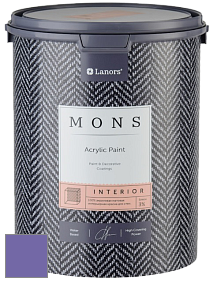 MONS INTERIOR PAINT – 100% акриловая глубоко матовая краска, 3% блеска цвет NCS S 3050-R60B 