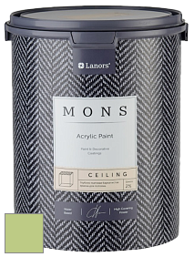 MONS CEILING PAINT – Aбсолютно матовая потолочная краска, 2% блеска цвет NCS S 1040-G40Y 