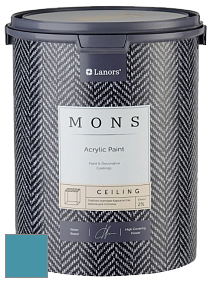 MONS CEILING PAINT – Aбсолютно матовая потолочная краска, 2% блеска цвет NCS S 3040-B10G 