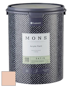 MONS SATIN PAINT – 100% акриловая полуматовая краска, 12% блеска цвет NCS S 1015-Y60R 