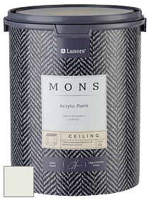 MONS CEILING PAINT – Aбсолютно матовая потолочная краска, 2% блеска цвет NCS S 0603-G40Y 