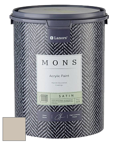 MONS SATIN PAINT – 100% акриловая полуматовая краска, 12% блеска цвет NCS S 2005-Y30R 