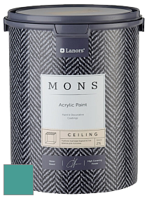 MONS CEILING PAINT – Aбсолютно матовая потолочная краска, 2% блеска цвет NCS S 3040-B60G 