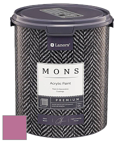 MONS PREMIUM PAINT – 100% акриловая интерьерная краска с шелковистым матовым блеском цвет NCS S 2050-R30B 